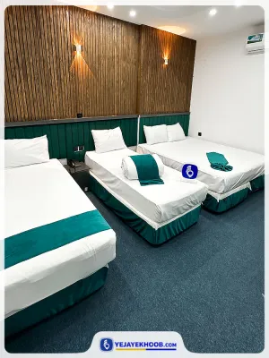 هتل قصر الدخیل مشهد - اتاق 4 تخته (1 تخت 2 نفره و 2 تخت 1 نفره)