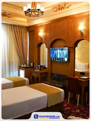 هتل نگین مصلی مشهد - اتاق 2 تخته (2 تخت 1 نفره)