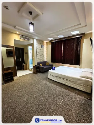 هتل نور نجف مشهد - اتاق 2 تخته (1 تخت 2 نفره)