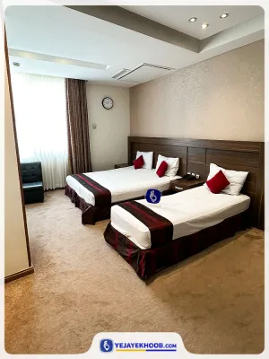 هتل هانی پارس مشهد - اتاق 3 تخته (1 تخت 2 نفره و 1 تخت 1 نفره)