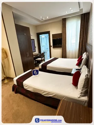 هتل هانی پارس مشهد - اتاق 3 تخته (1 تخت 2 نفره و 1 تخت 1 نفره)