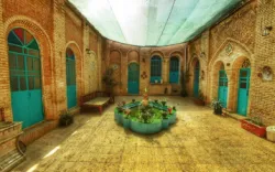 اقامتگاه سنتی عمارت پدری شوشتر - نمای محوطه