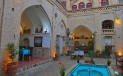هتل سنتی سرابی شوشتر - نمای محوطه