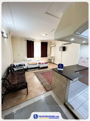 سوئیت آپارتمان آبتین مشهد - اتاق 3 تخته (3 تخت 1 نفره)