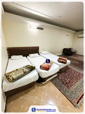 سوئیت آپارتمان آبتین مشهد - اتاق 3 تخته (3 تخت 1 نفره)