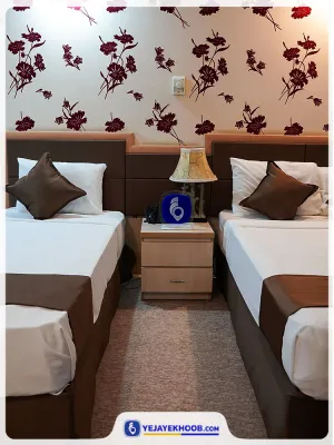 هتل مینو مشهد - اتاق 2 تخته (2 تخت 1 نفره)