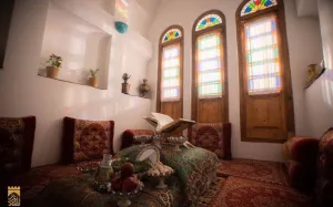 اقامتگاه سنتی قلعه وزیر میبد - نمای اتاق 
