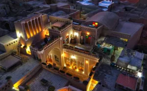 اقامتگاه سنتی انار اردکان - نمای بیرونی 