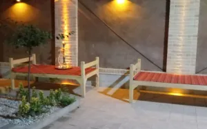 اقامتگاه بومگردی هشت بهشت گلپایگان - نمای محوطه 