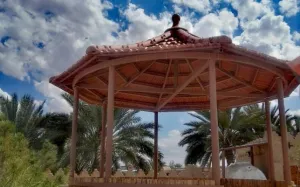 اقامتگاه بومگردی پایو خور و بیابانک - نمای محوطه 