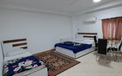 هتل آپارتمان برجیس خان به بین - اتاق 3 تخته (1 تخت 2 نفره 1 تخت 1 نفره)