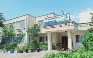 هتل جهانگردی میناب - نمای بیرونی 
