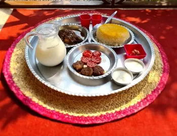 خانه مسافر کیمه سوادکوه - منو غذایی 