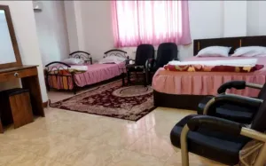 هتل آرام ماسوله - اتاق 4 تخته (1 تخت 2 نفره 2 تخت 1 نفره)