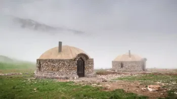 اقامتگاه بومگردی دورنا مشگین شهر - نمای بیرونی 