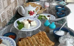 اقامتگاه بومگردی گوهران املش - صبحانه سرد