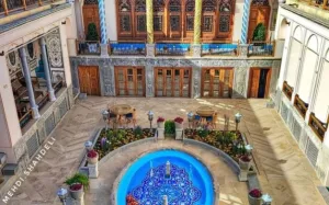 هتل عمارت شهسواران اصفهان - نمای محوطه