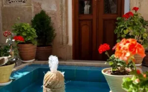 اقامتگاه بومگردی والاد شیراز - نمای محوطه