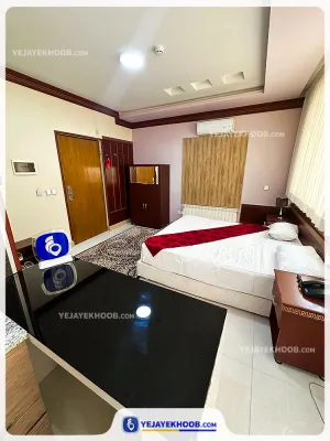 هتل اولیا مشهد - اتاق 2 تخته (1 تخت 2 نفره)