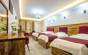 هتل آتامان قشم - اتاق 4 تخته (1 تخت 2 نفره 2 تخت 1 نفره)