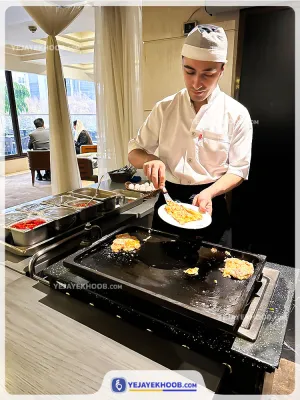 هتل بین المللی اسپیناس بلوار تهران - منوی صبحانه