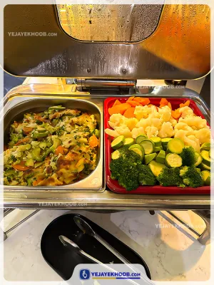 هتل بین المللی اسپیناس بلوار تهران - منوی صبحانه