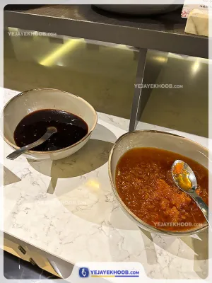 هتل بین المللی اسپیناس بلوار تهران - منوی صبحانه