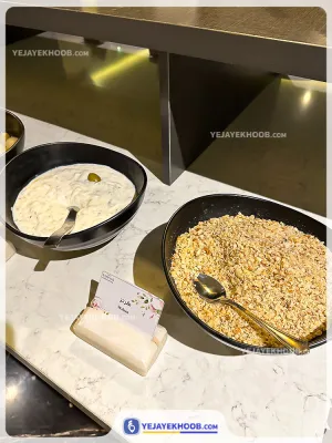 هتل بین المللی اسپیناس بلوار تهران - منوی صبحانه