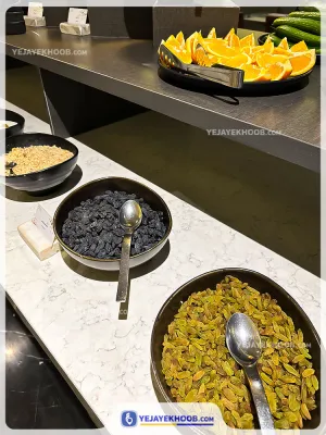 هتل بین المللی اسپیناس بلوار تهران - منوی صبحانه