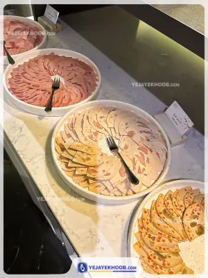 هتل بین المللی اسپیناس بلوار تهران - منوی صبحانه