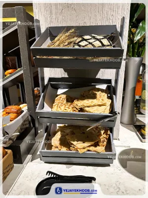 هتل بین المللی اسپیناس بلوار تهران - منوی صبحانه