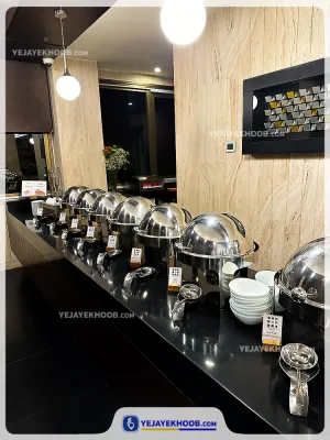 هتل اسکان الوند تهران - میز سلف غذا