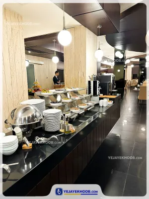 هتل اسکان الوند تهران - میز سلف غذا