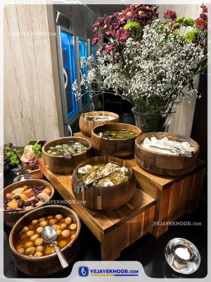 هتل اسکان الوند تهران - میز سلف