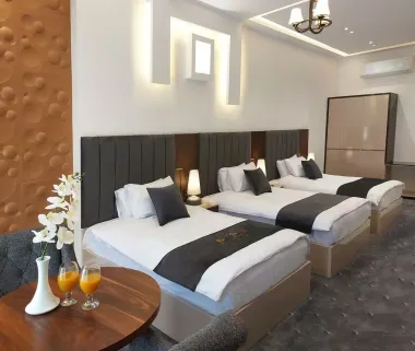 هتل مروارید تهران - اتاق 3 تخته (3 تخت 1 نفره)