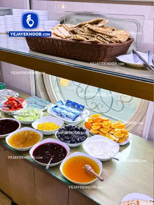 هتل جهان تهران - میز سلف صبحانه