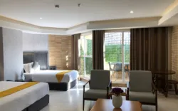 خانه مسافر دلگشا شیراز - نمای اتاق 