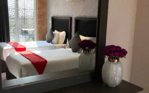 خانه مسافر دلگشا شیراز - اتاق 2 تخته (2 تخت 1 نفره)