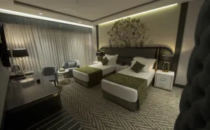 هتل چهارباغ اصفهان - اتاق 2 تخته (2 تخت 1 نفره)