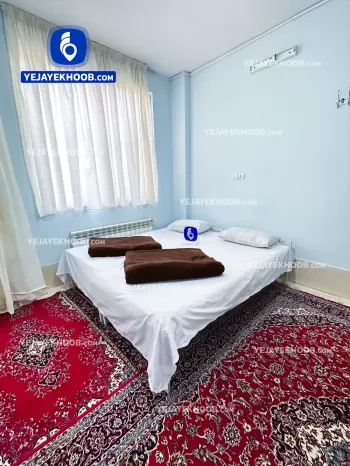 سوئیت آپارتمان خلفایی مشهد - نمای اتاق ( یک تخت دبل )