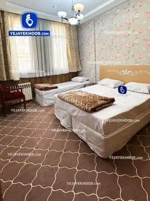 مهمانپذیر ممتاز رخش مشهد - اتاق ۳ تخته (۱ تخت ۲ نفره و ۱ تخت ۱ نفره)