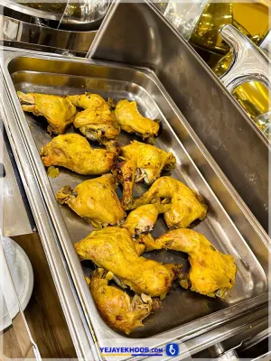 منوی ناهار هتل عالی نو مشهد - مرغ