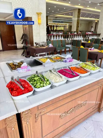 هتل الغدیر مشهد - رستوران (میز سلف سرویس صبحانه)