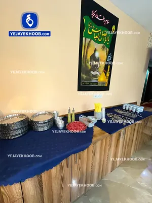 میز چیدمان ناهار هتل آپارتمان آتریس مشهد