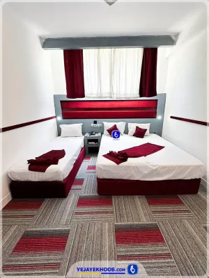 هتل آراد مشهد - اتاق ۳ تخته (۱ تخت ۲ نفره + ۱ تخت ۱ نفره)