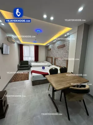 هتل آپارتمان جمالی مشهد - اتاق ۴ تخته (۲ تخت ۲ نفره)