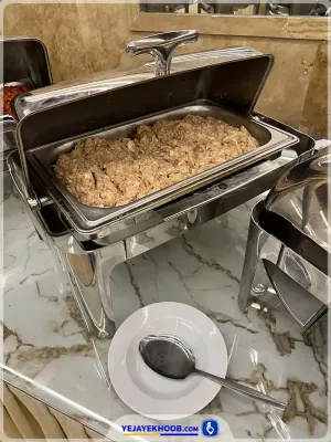 منوی شام هتل آراد مشهد - الویه