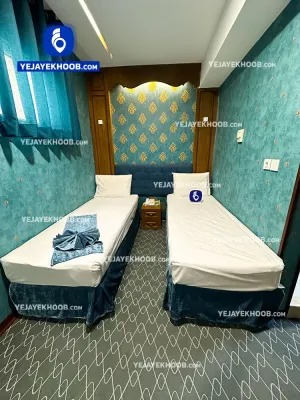 هتل نورالرضا میبد مشهد - اتاق ۲ تخته (۲ تخت ۱ نفره)