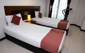 هتل آپارتمان ستیا تهران - اتاق 2 تخته (2 تخت 1 نفره)