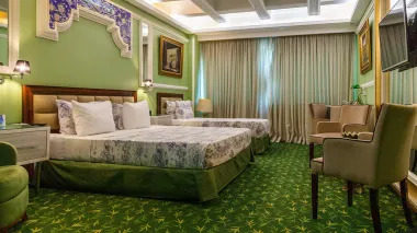 هتل نیلو تهران - اتاق 3 تخته (1 تخت 2 نفره و 1 تخت 1 نفره)